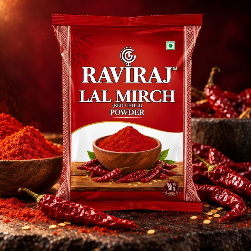 Raviraj Lal Mirch powder pack